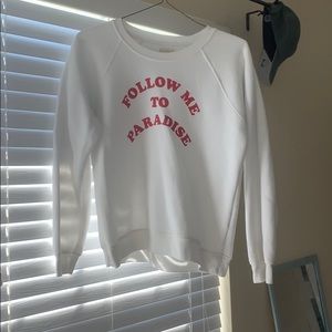 Billabong White sweatshirt